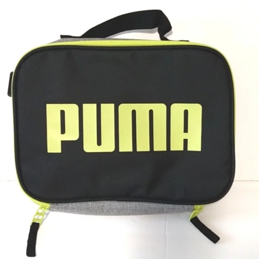 PUMA DUO COMBO 2.0 GRAY BLACK LIME GREEN BACKPACK SIZE OS NWT